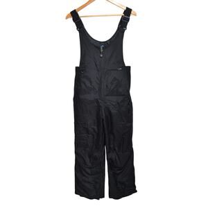 Rawik Boys Large Black Snow Bibs